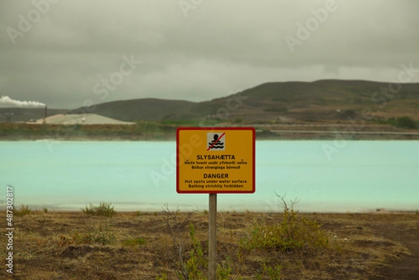 Obraz Islande, panneau