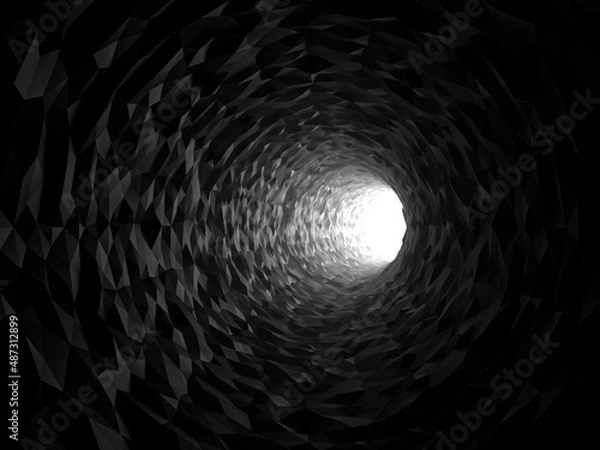 Fototapeta 3d tunnel