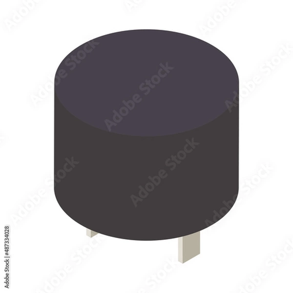Fototapeta Isometric Electronic Component