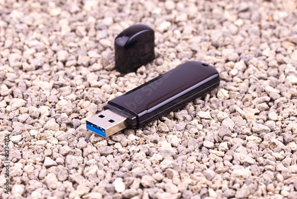 Obraz Flash drive on the rocks