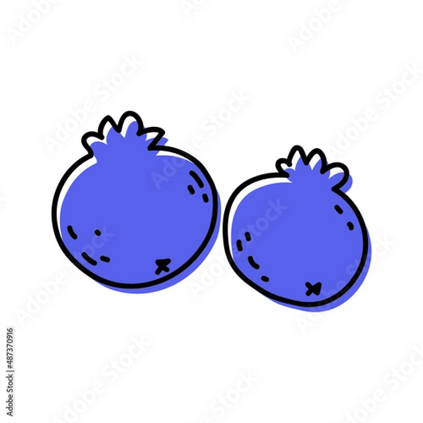 Fototapeta berries icon