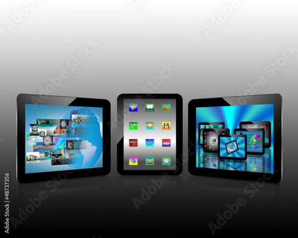 Fototapeta Abstraction tablets