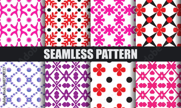 Obraz Seamless pattern collection for fabric, textile, print, surface design.