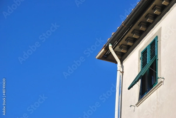 Obraz Italian building with opened window
