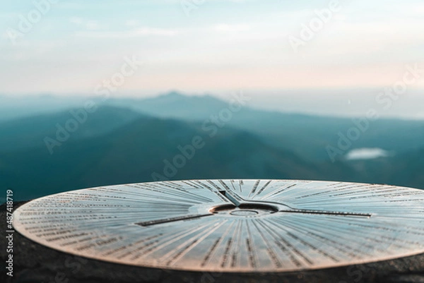 Obraz Snowdon Peak at Sunset