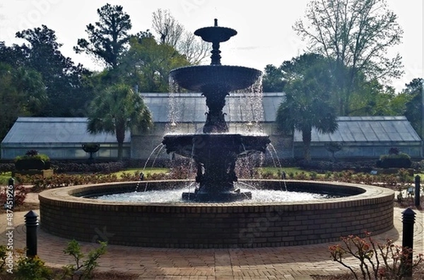Fototapeta fountain in the park