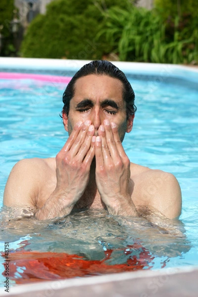 Obraz summers in the pool