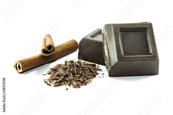 Obraz Cioccolata Fondente e Bastoncini