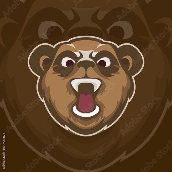 Obraz Panda Mascot Logo Template