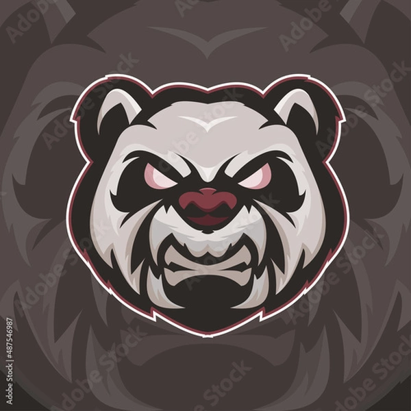 Obraz Panda Mascot Logo Template