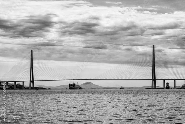 Fototapeta bridge on the river