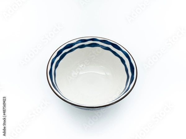 Obraz 일본식 문양이 있는 밥 그릇