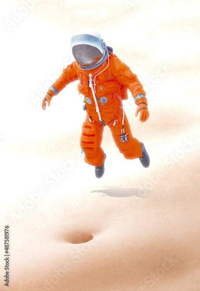 Obraz Astronauta llega primero