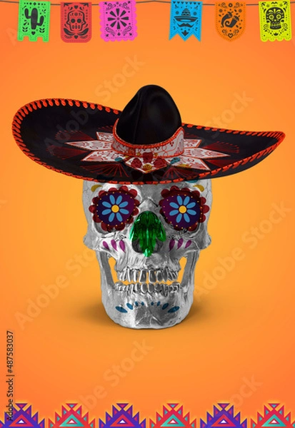Obraz Día de los muertos