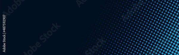 Fototapeta Modern Background Vector. Banner Background with Gradient Halftone Design. 