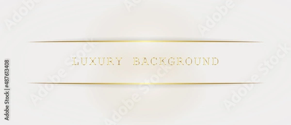 Obraz vector abstract luxury white background with light effect wrapped geometric graphic elements for posters flyers digital boards and concept designs - eps 10