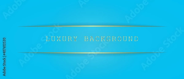 Obraz vector abstract luxury light blue background with light effect wrapped geometric graphic elements for posters flyers digital boards and concept designs - eps 10