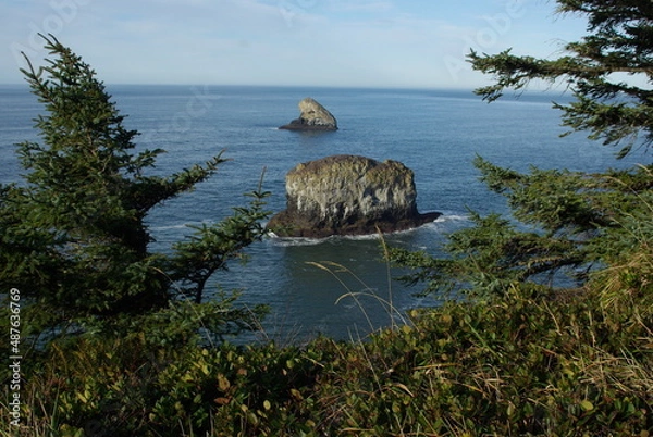 Obraz Rock formations in ocean