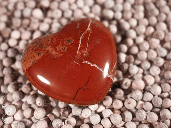 Obraz Rotes Herz auf Pfeffer