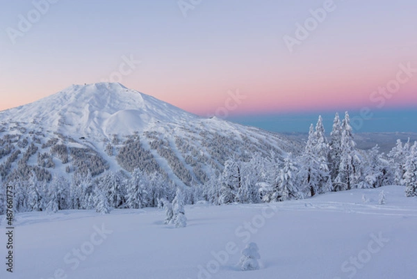 Obraz winter mountain landscape