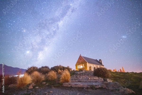 Obraz ニュージーランドテカポの星空