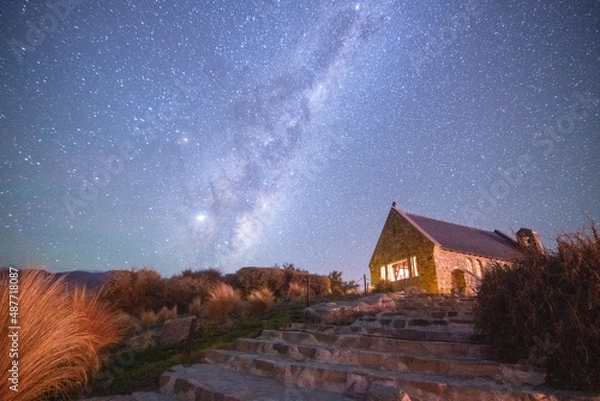 Obraz ニュージーランドテカポの星空