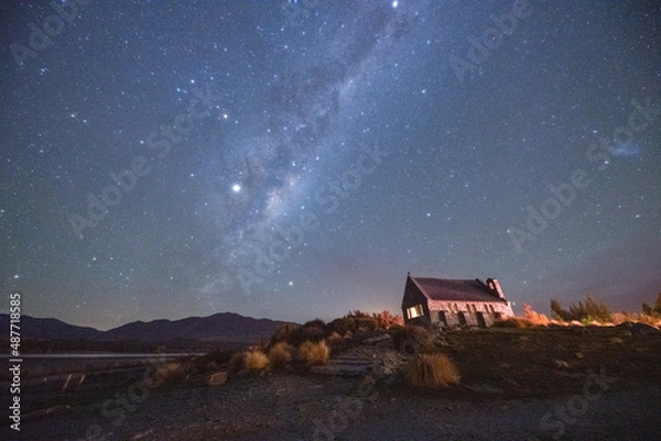 Obraz ニュージーランドテカポの星空