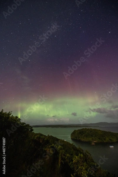 Obraz ニュージーランドのオーロラ