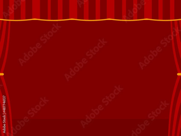 Obraz ランキング背景に使いたい赤幕カーテン
