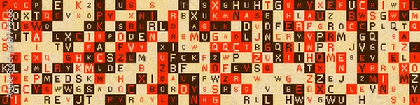 Obraz Abstract Geometric Pattern generative computational art illustration