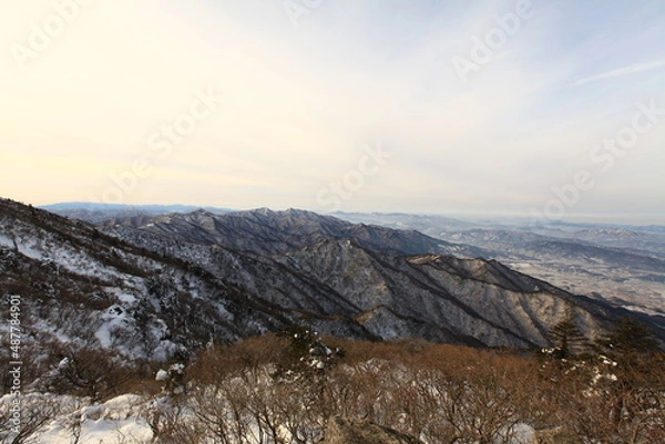 Fototapeta 산 정상