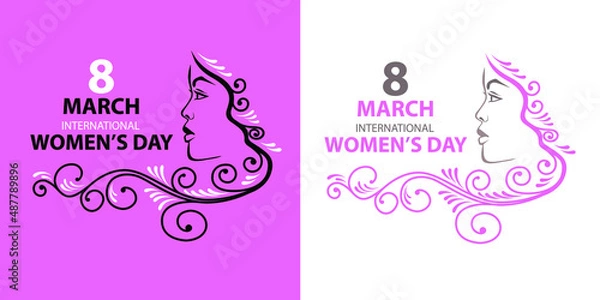 Fototapeta 8 March International Women's Day