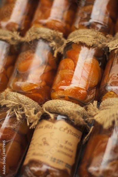 Fototapeta Eingelegte Aprikosen