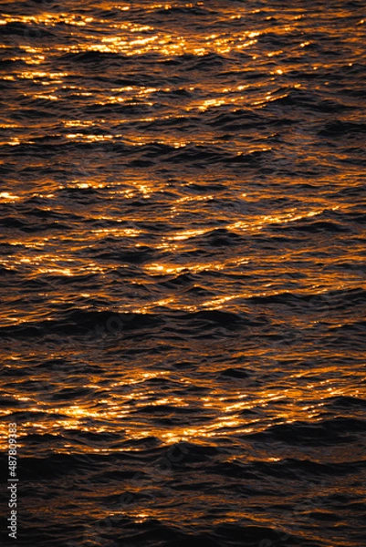 Obraz sunset over water