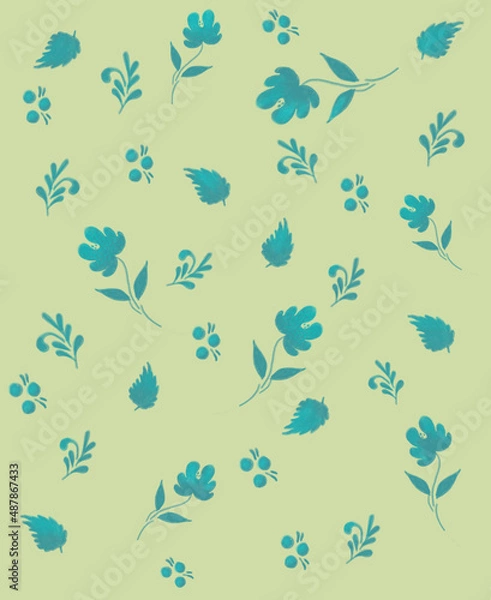 Obraz seamless floral pattern