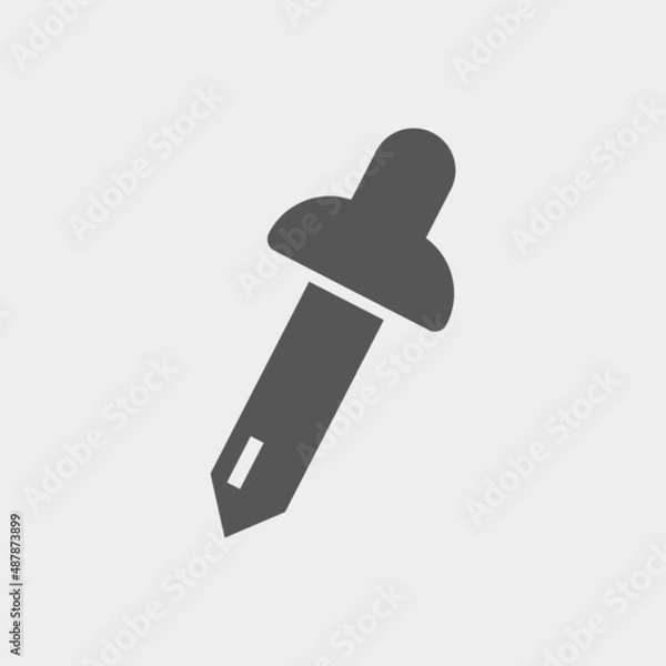 Obraz Dropper vector icon illustration sign