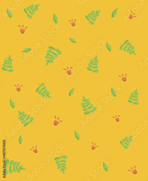 Obraz autumn leaves pattern