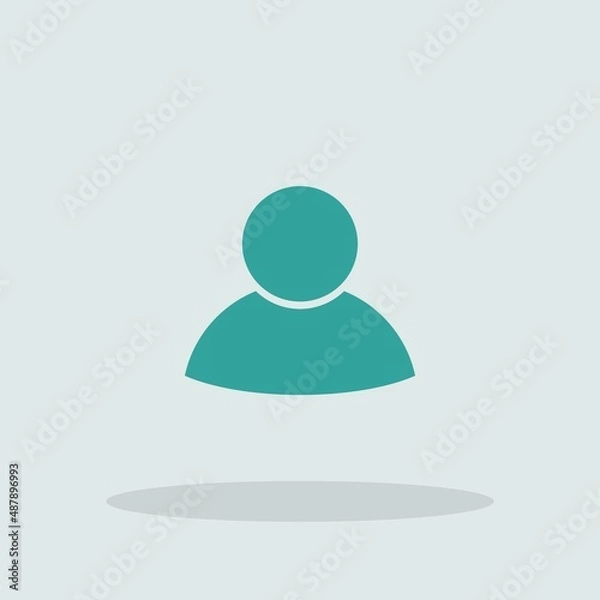Obraz Person vector icon illustration sign