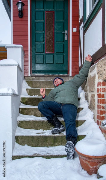 Obraz Spadek schodów