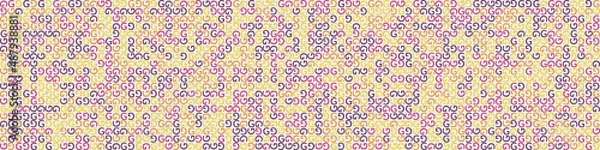 Obraz Abstract Geometric Pattern generative computational art illustration