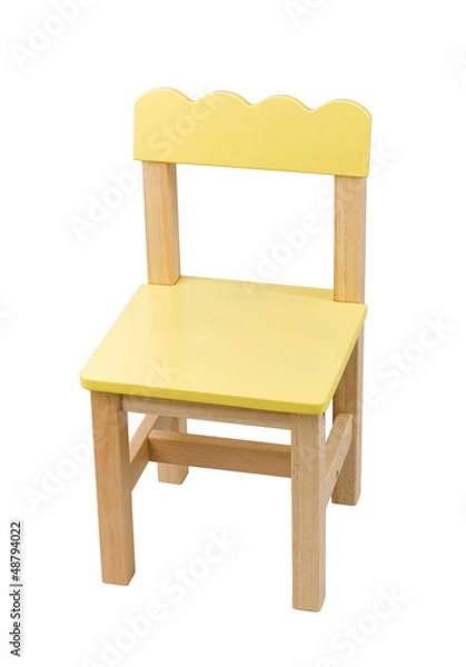 Fototapeta A cute small chair for child.