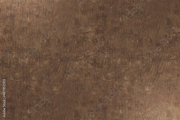 Obraz Close up brown wood grain texture.