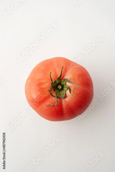 Obraz 白背景に置かれたトマト