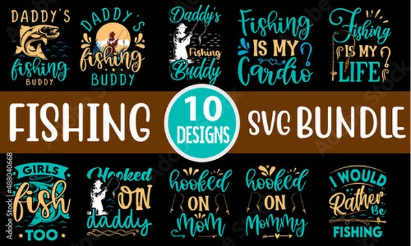 Obraz Fishing SVG Bundle