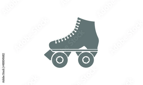 Fototapeta Roller Skate ICON