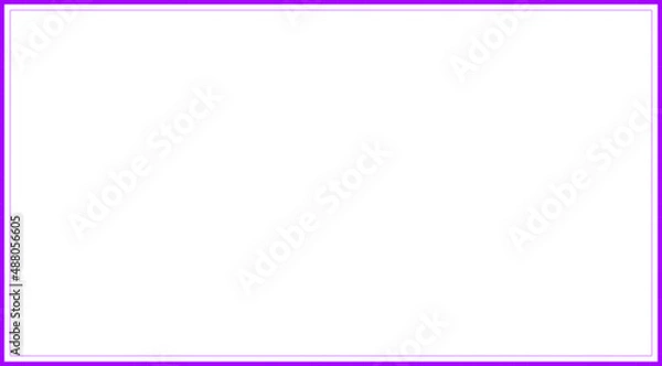 Fototapeta Double Line Border 3 with transparent background