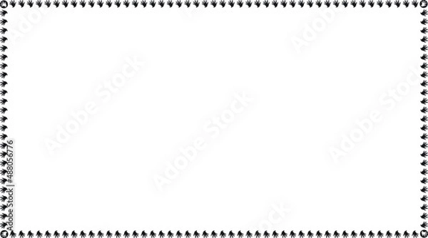 Obraz  Hand Border with transparent background