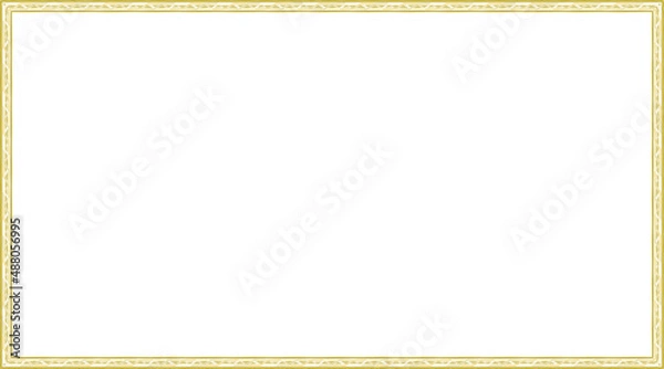Fototapeta Polynesian Border with transparent background