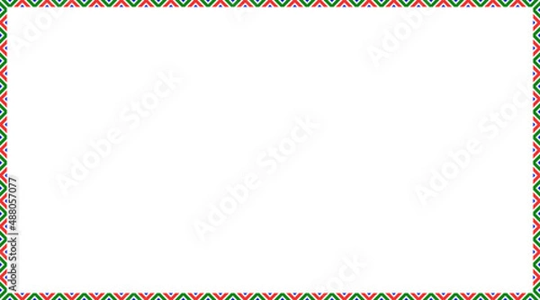 Fototapeta Samoan Border with transparent background
