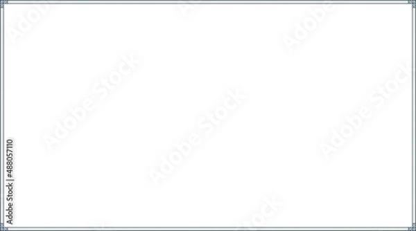 Fototapeta Scroll Bar Border with transparent background